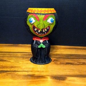 Department 56 Glitter Witch Votive Candle holder